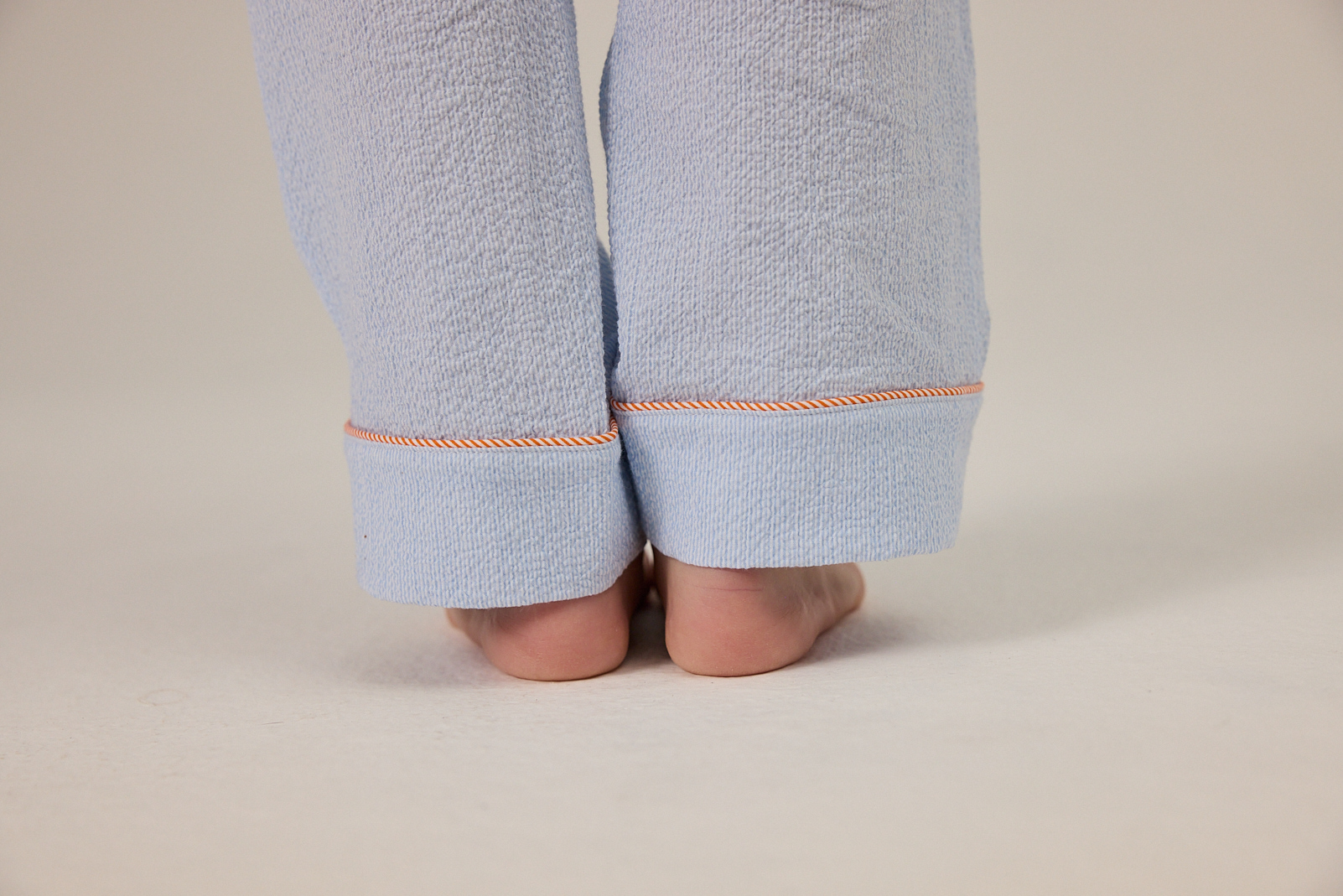 Pyjama set Noa - Blue Etoile Seersucker