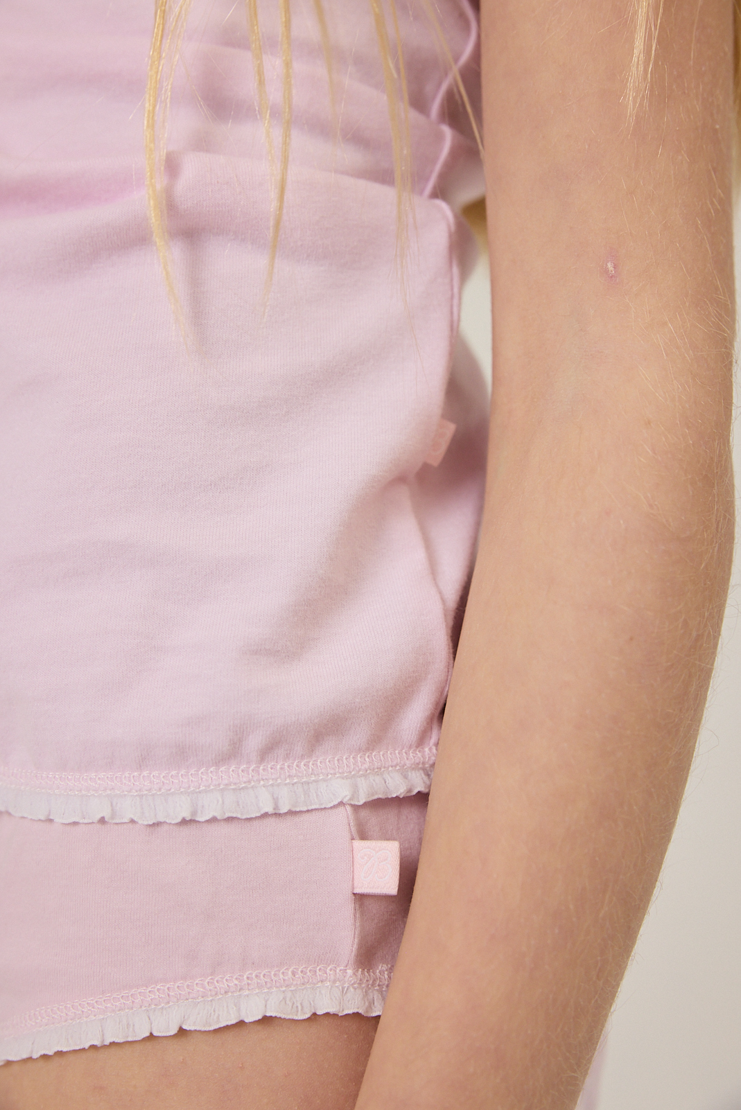 Brief Olivia - Pink poudree & Grey nuage