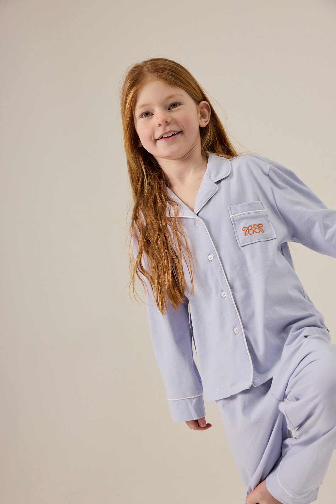 Pyjama set Jules - Blue Gris