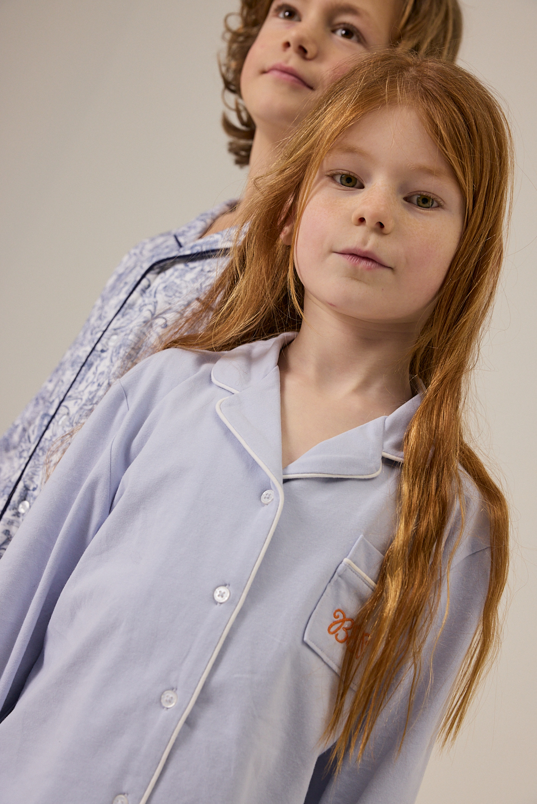 Pyjama set Jules - Blue Gris