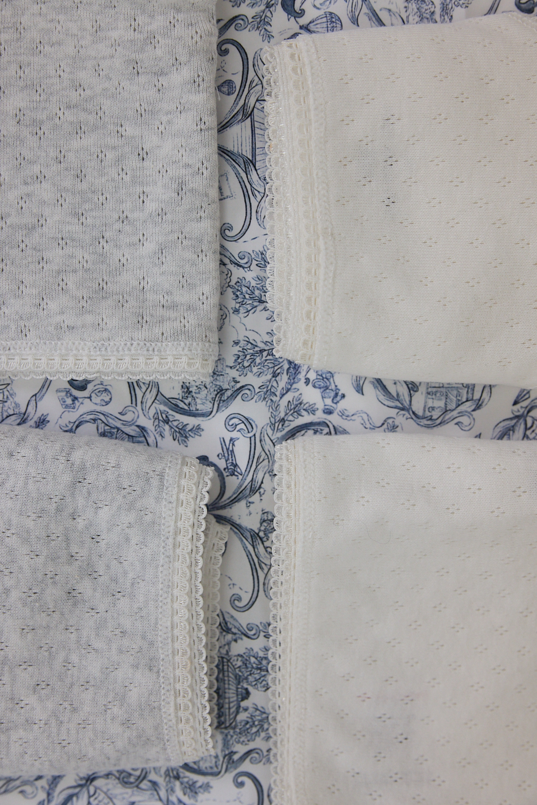 Brief Jolie - White Ajour & Grey Ajour