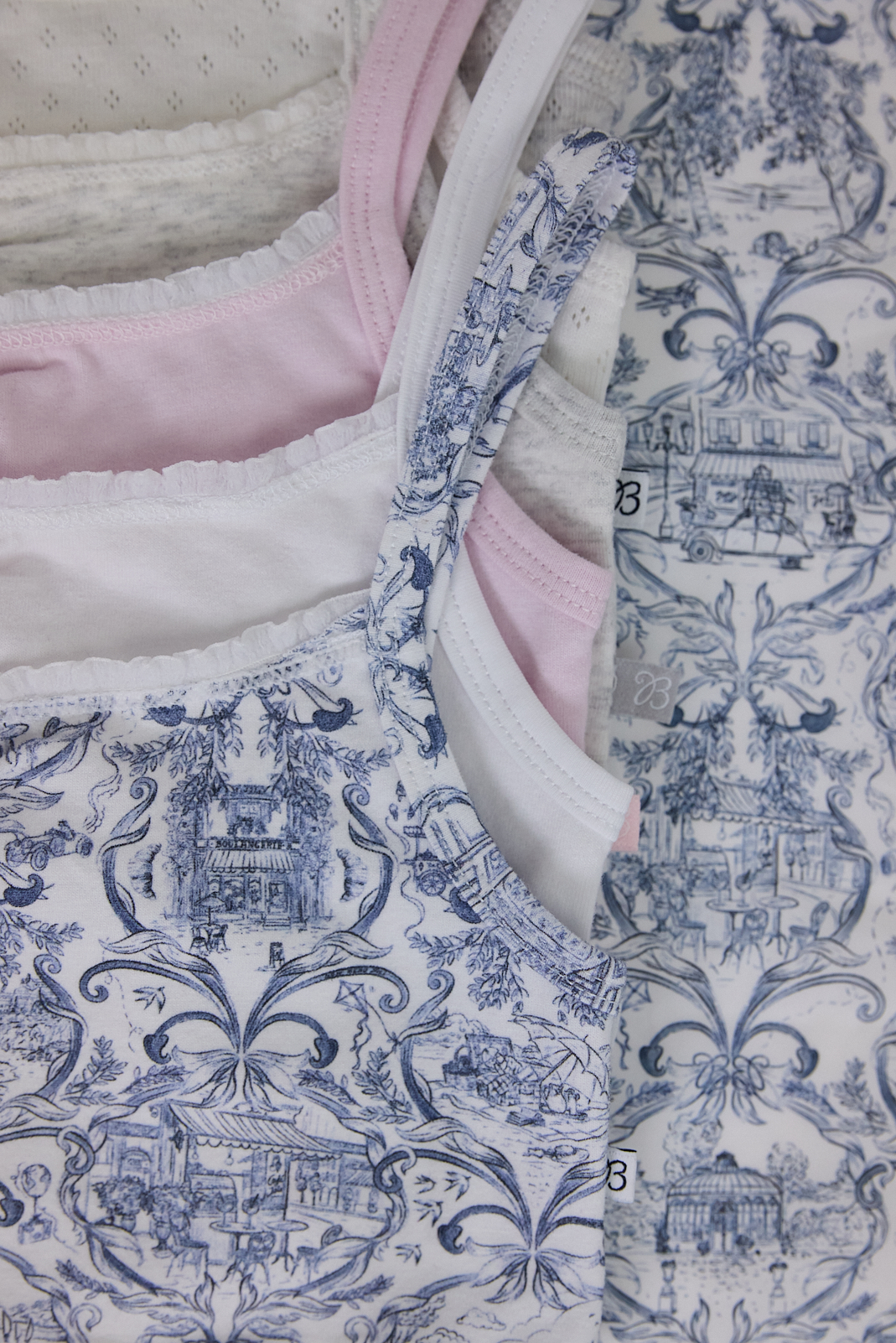 Singlet Margaux - Pink Poudree & Grey Nuage